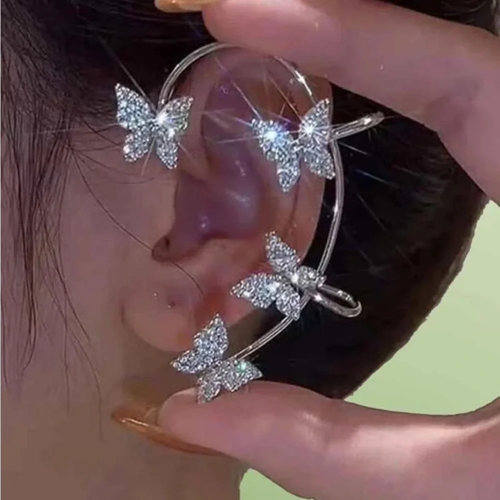 Bling Bling Butterflies Ear Wrap